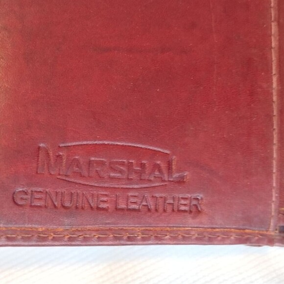 Marshal Burgundy Wallet & Checkbook - Picture 4 of 8